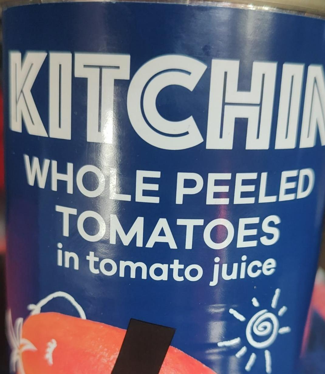 Fotografie - Whole peeled tomatoes in tomato juice Kitchin