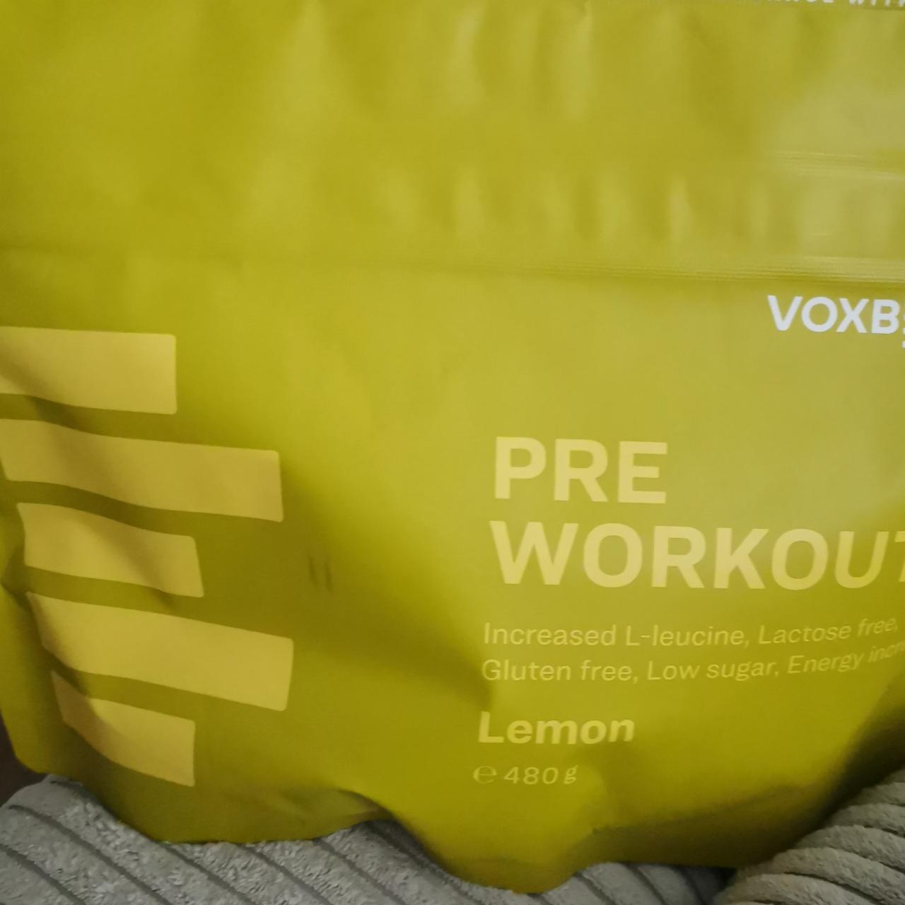Fotografie - Pre Workout Lemon Voxberg