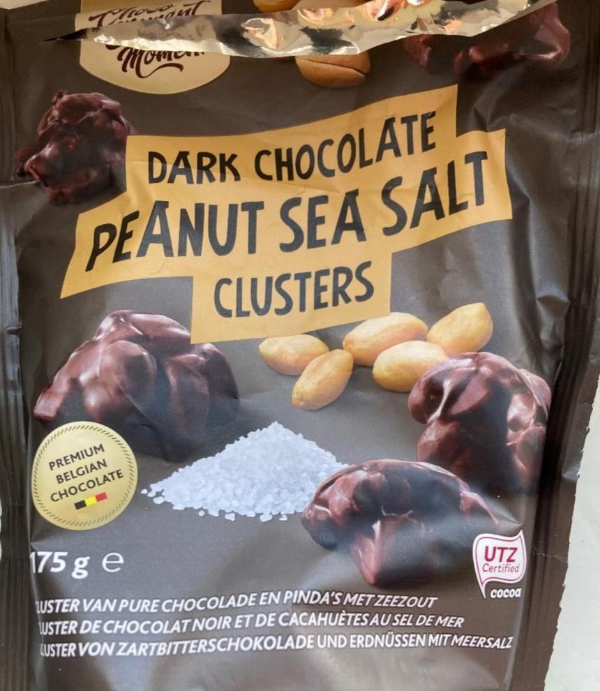 Fotografie - Dark chocolate Peanut Sea Salt clusters
