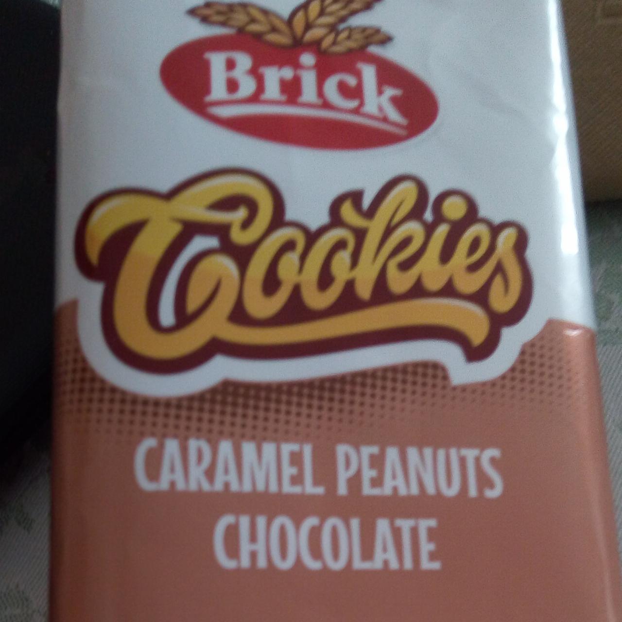 Fotografie - Cookies caramel peanuts chocolate Brick
