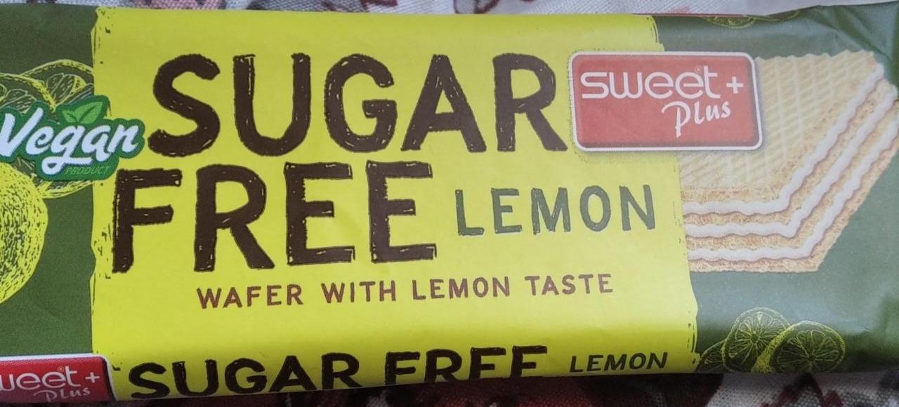 Fotografie - Sugar free Wafer with Lemon Sweet+Plus