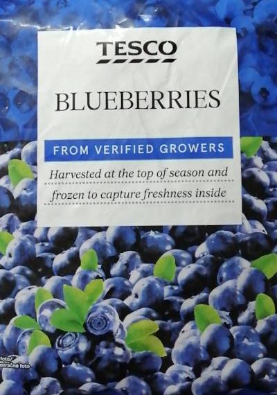 Fotografie - Blueberries frozen Tesco