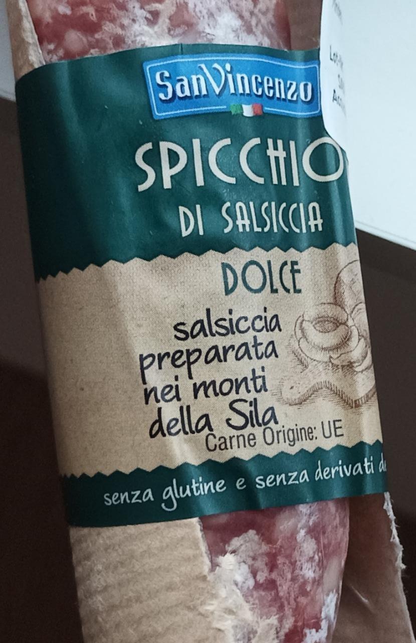 Fotografie - Spicchio di salsiccia dolce San Vincenzo