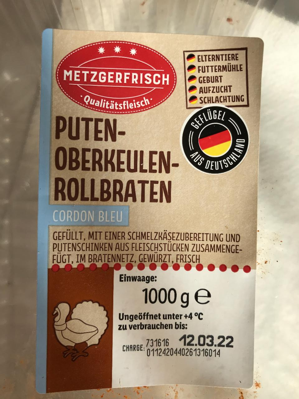 Fotografie - Puten-Oberkeulen-Rollbraten