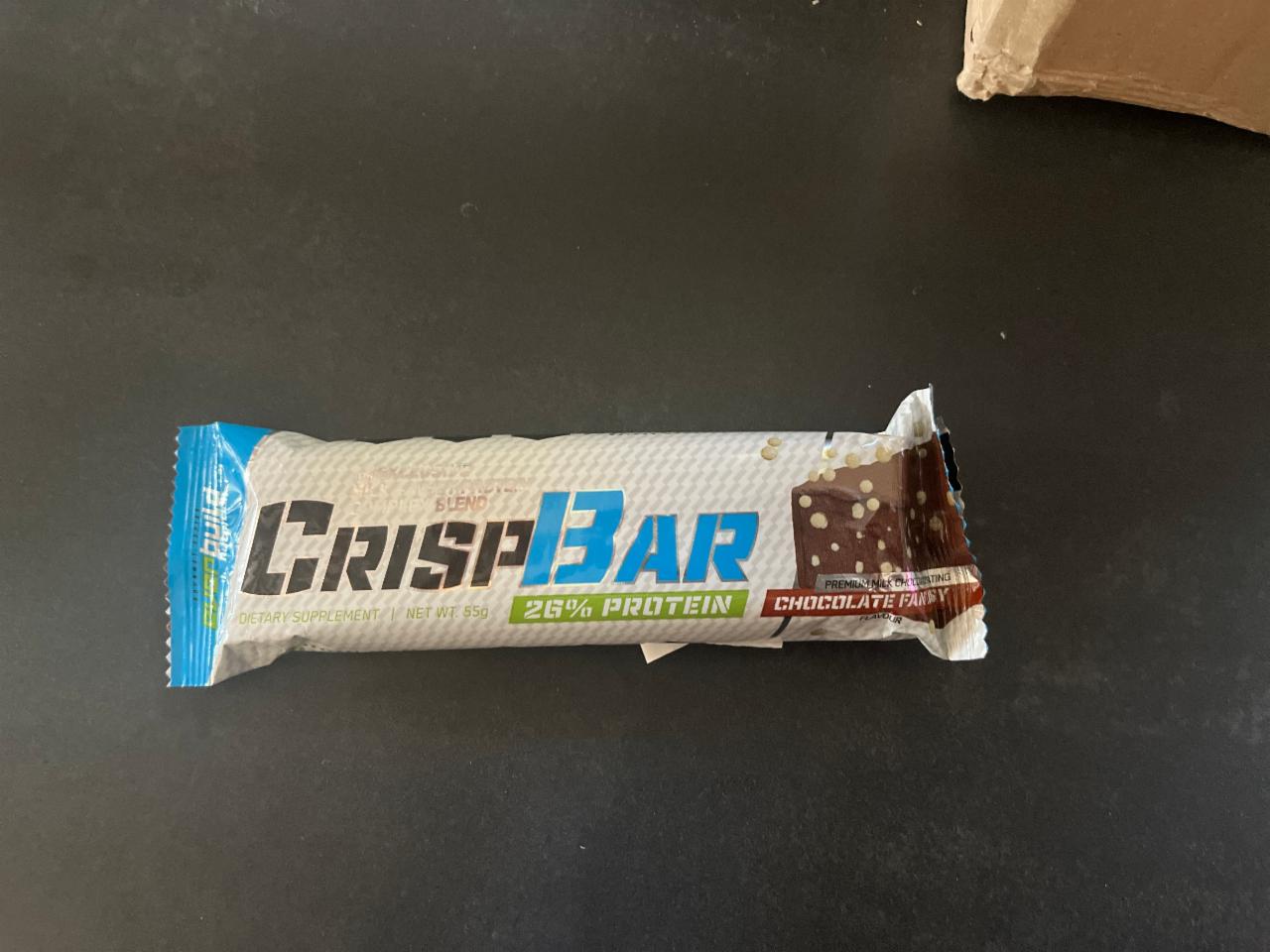 Fotografie - Everbuild crispy Protein bar Chocolate