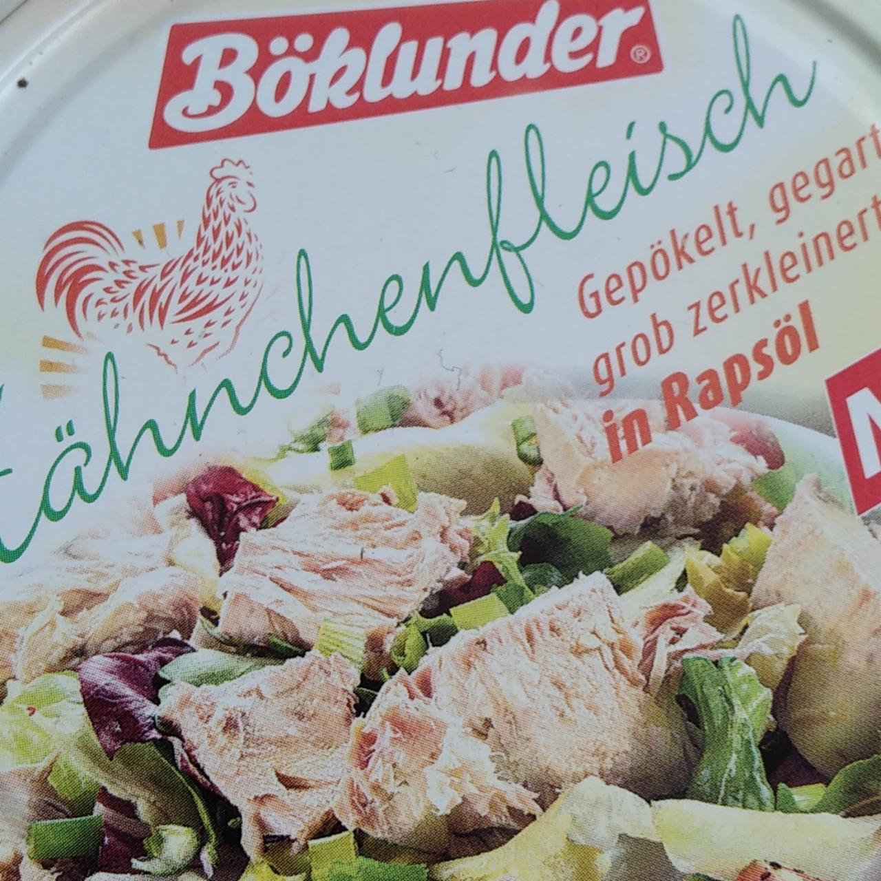 Fotografie - Hähnchenfleisch in Rapsöl Böklunder
