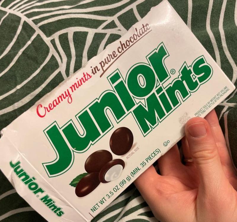 Fotografie - Junior Mints Creamy Mints in Pure Chocolate
