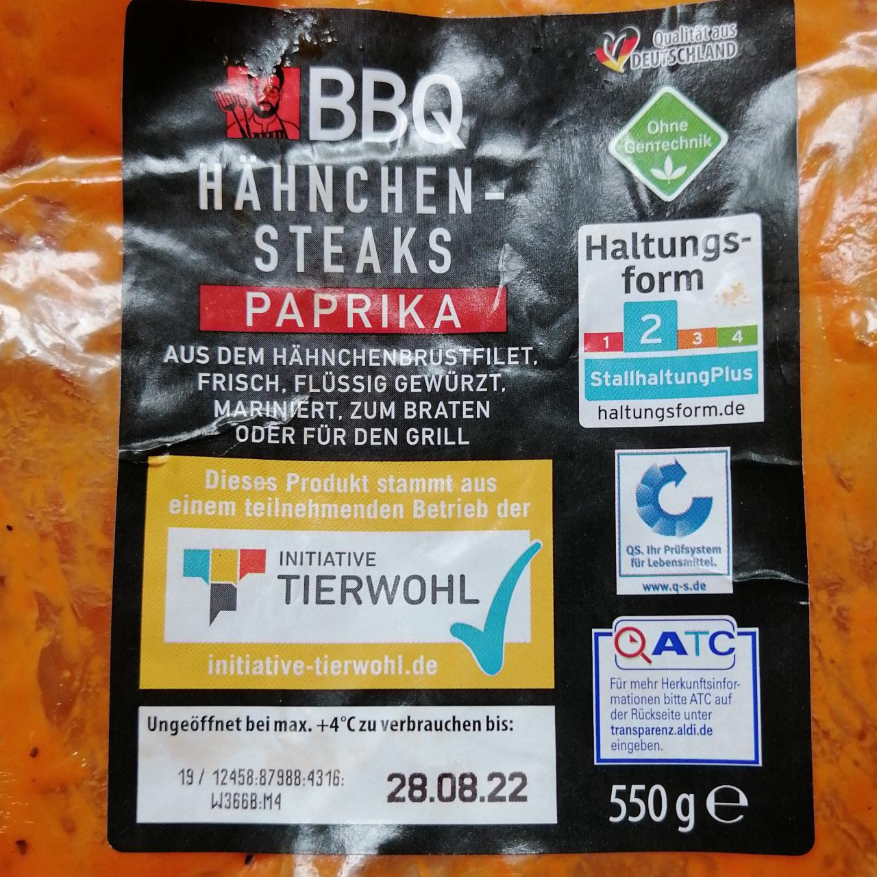 Fotografie - Hähnchen steaks paprika BBQ