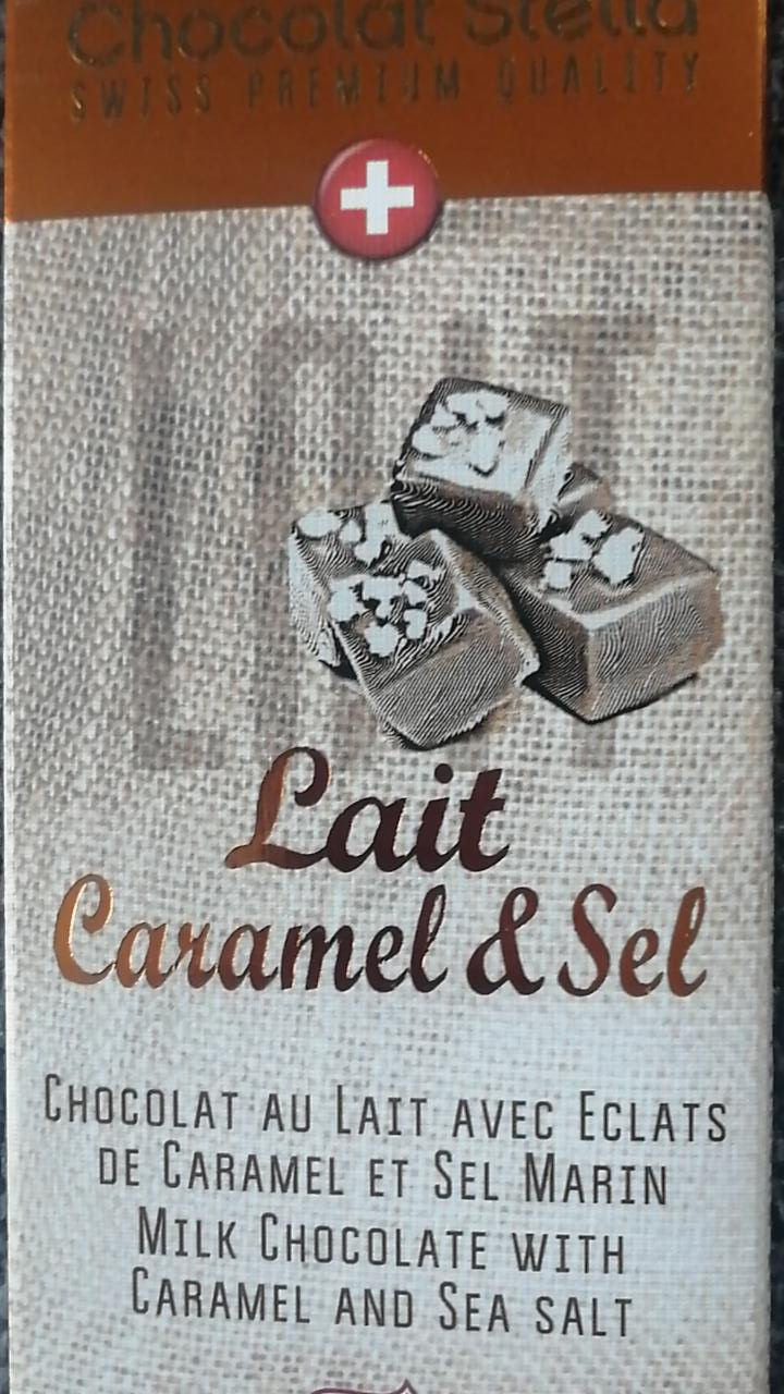Fotografie - Premium Quality mléčná čokoláda s kousky soli a karamelu Stella