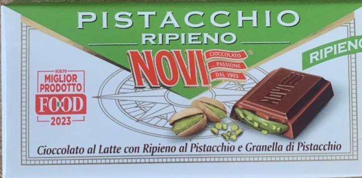 Fotografie - Pistacchio Ripieno Cioccolato al Latte con Ripieno al Pistacchio e Granella di Pistacchio Novi