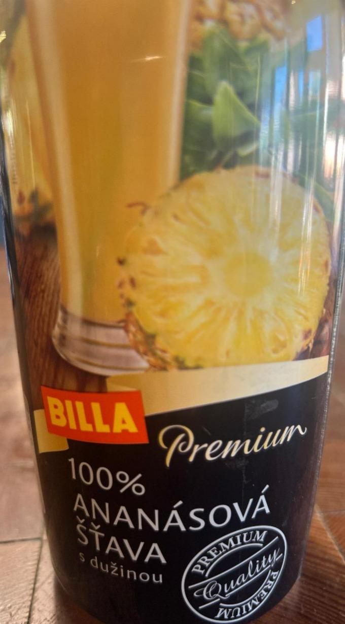 Fotografie - 100% ananásová šťáva s dužinou Billa