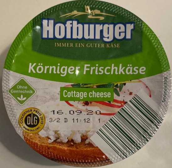 Fotografie - Körniger Frischkäse Cottage Cheese Hofburger