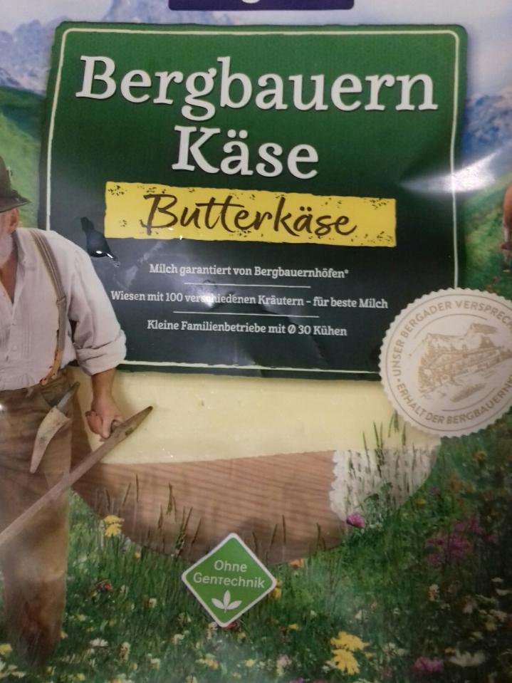 Fotografie - Bergbauern Käse bayerischer Butterkäse Bergader