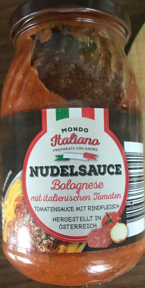Fotografie - nudelsauce Bolognese mit italienschen Tomaten Mondo Italiano