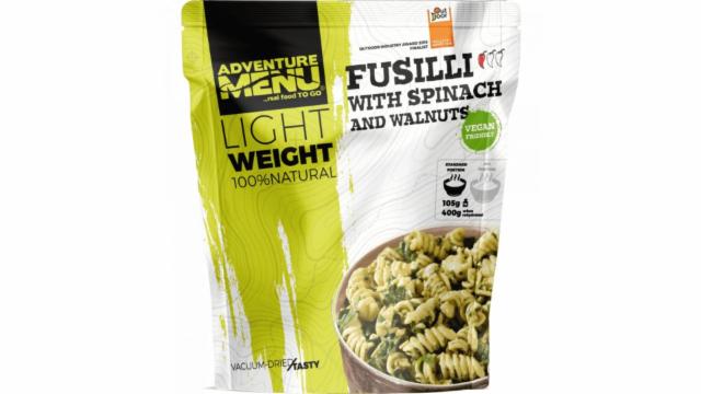 Fotografie - Fusilli with spinach and walnuts Light weight Adventure Menu