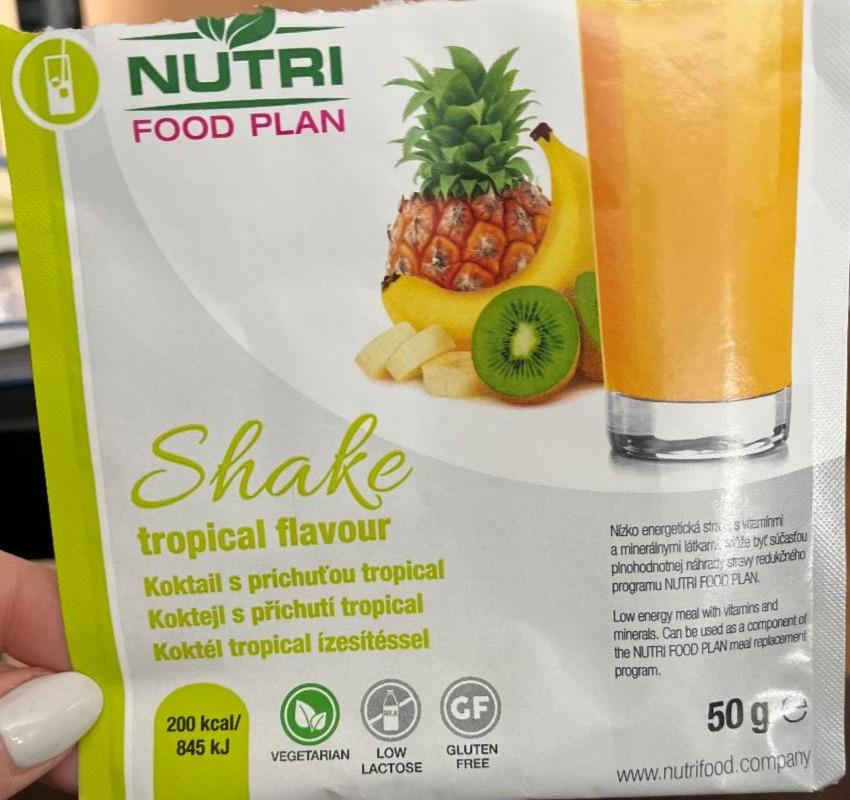 Fotografie - Shake tropical flavour Nutri food plan