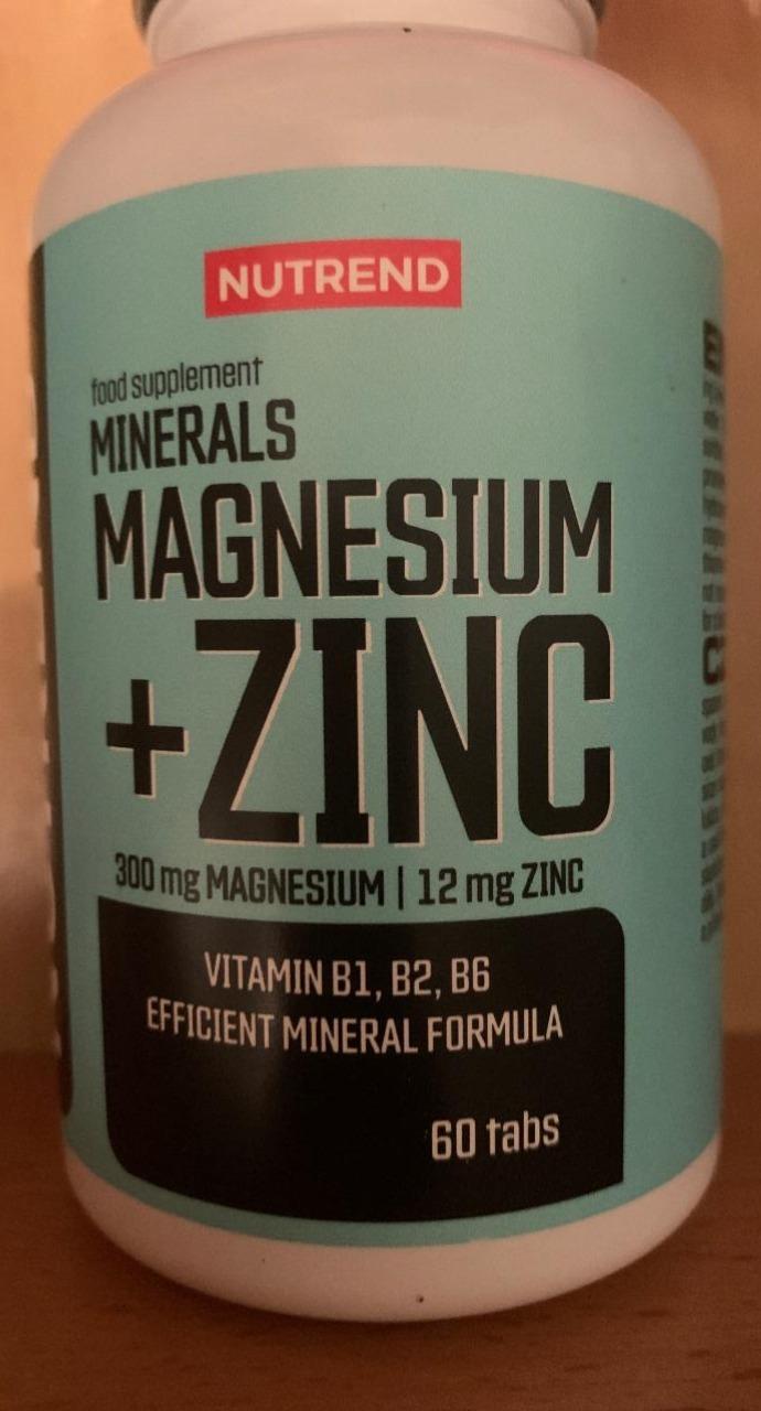 Fotografie - Minerals Magnesium + Zinc Nutrend