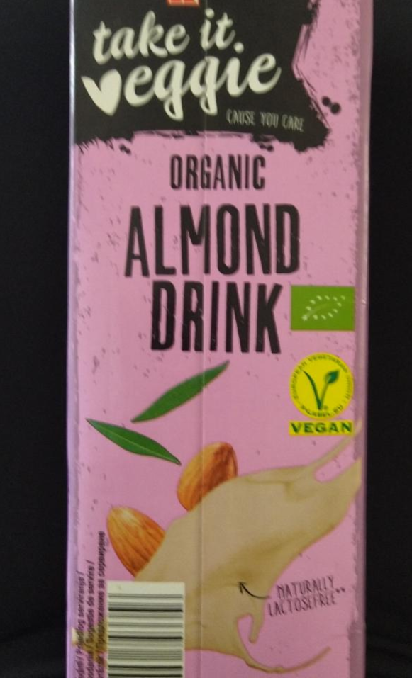 Fotografie - organic almond milk Take it veggie