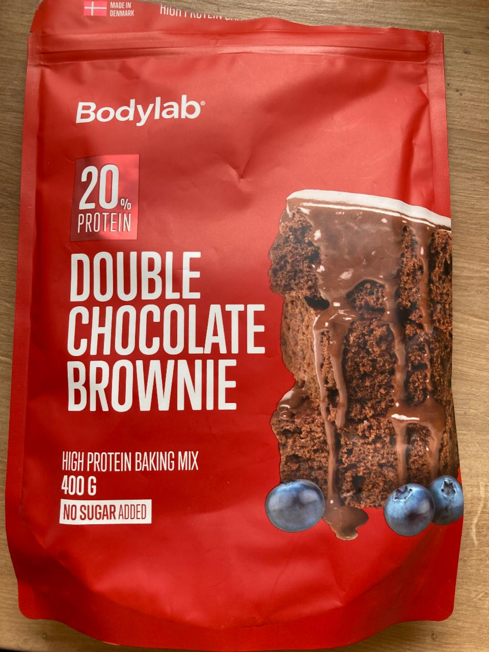 Fotografie - Double chocolate brownie baking mix Bodylab