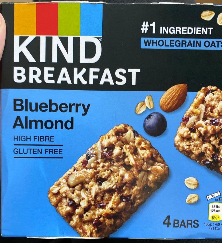 Fotografie - Breakfast Blueberry Almond Kind