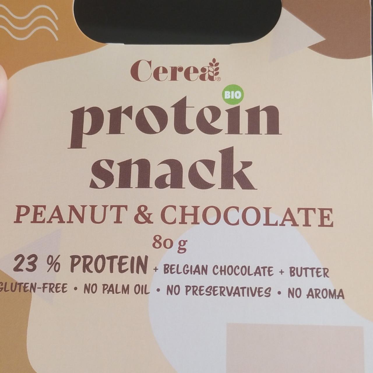 Fotografie - protein snack peanut & chocolate Cerea