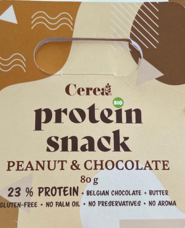 Fotografie - protein snack peanut & chocolate Cerea