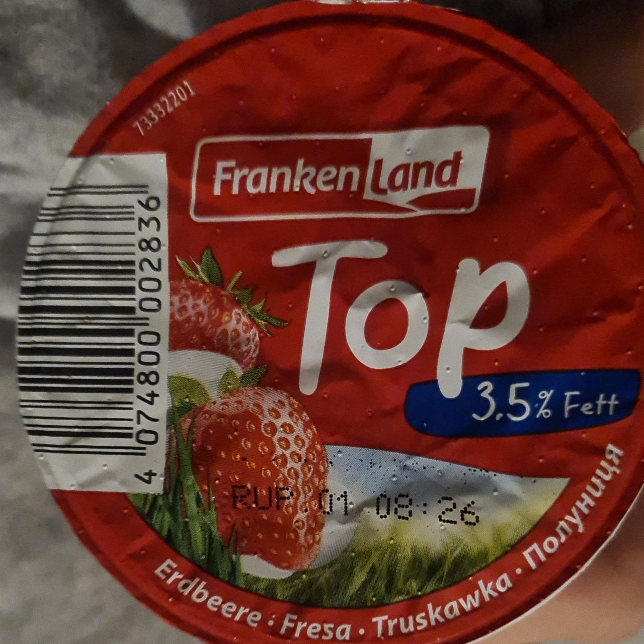 Fotografie - Top Yogurt Erdbeere Frankenland