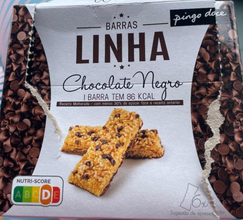 Fotografie - Barras Linha Chocolate Negro Pingo doce