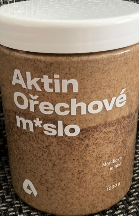 Fotografie - ořechové máslo mandlové jemné Aktin