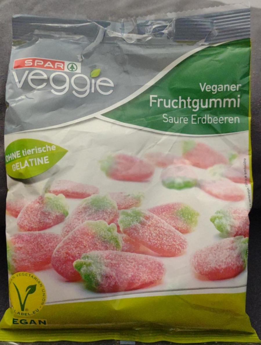 Fotografie - Veganer Fruchtgummi Saure Erdbeeren Spar Veggie