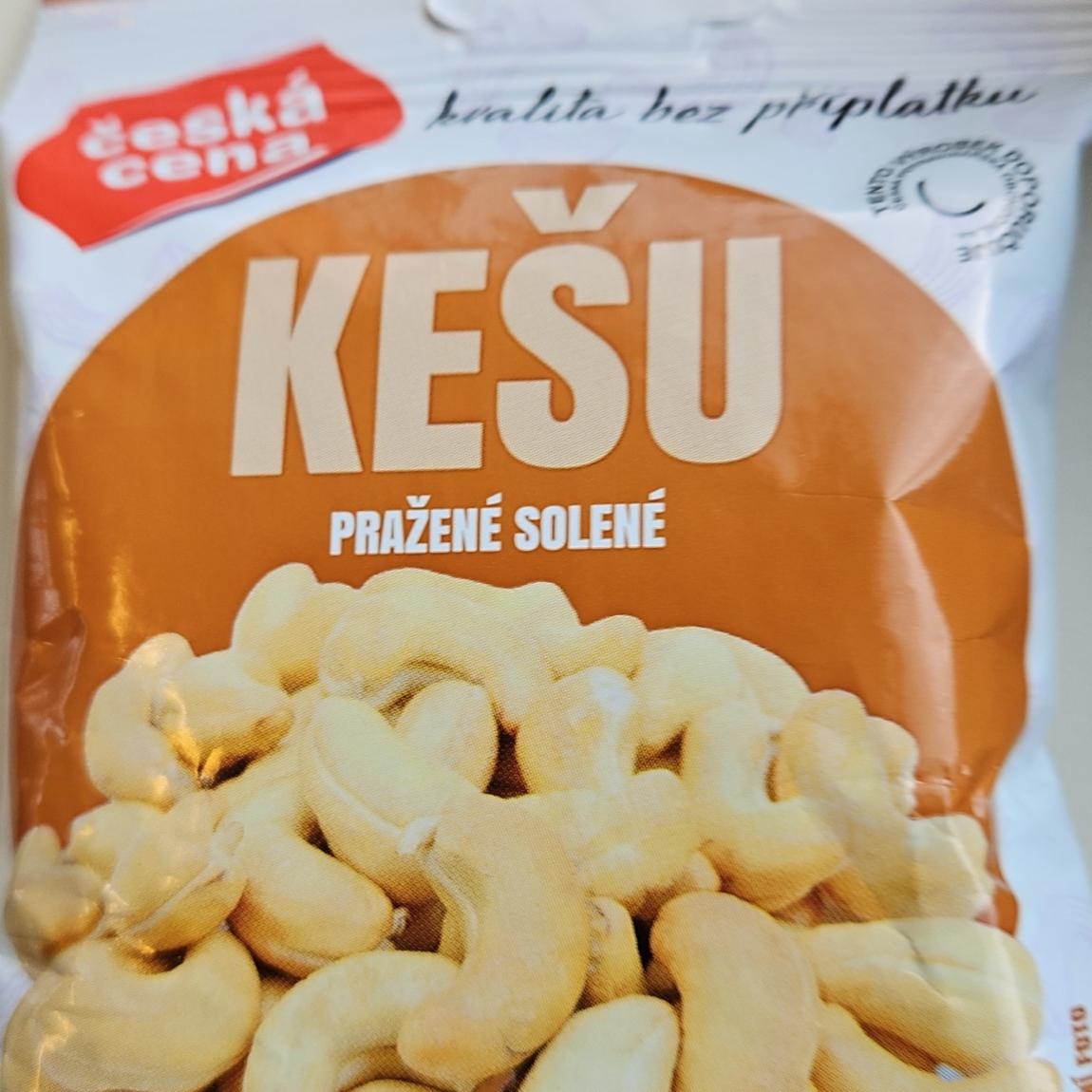 Fotografie - Kešu pražené, solené Česká cena