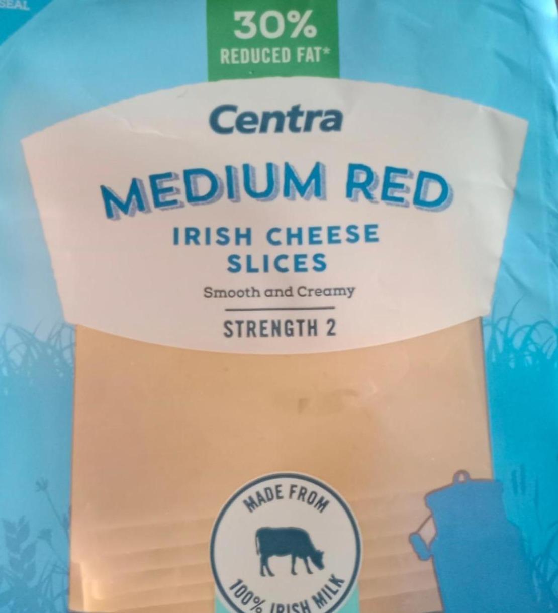 Fotografie - Medium red Irish cheese slices Centra