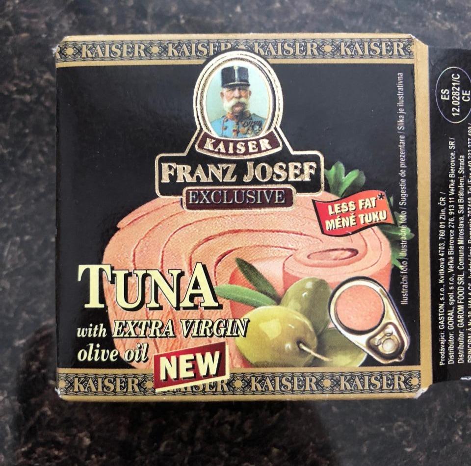 Fotografie - Tuna with Extra virgin olive oil less fat Kaiser Franz Josef
