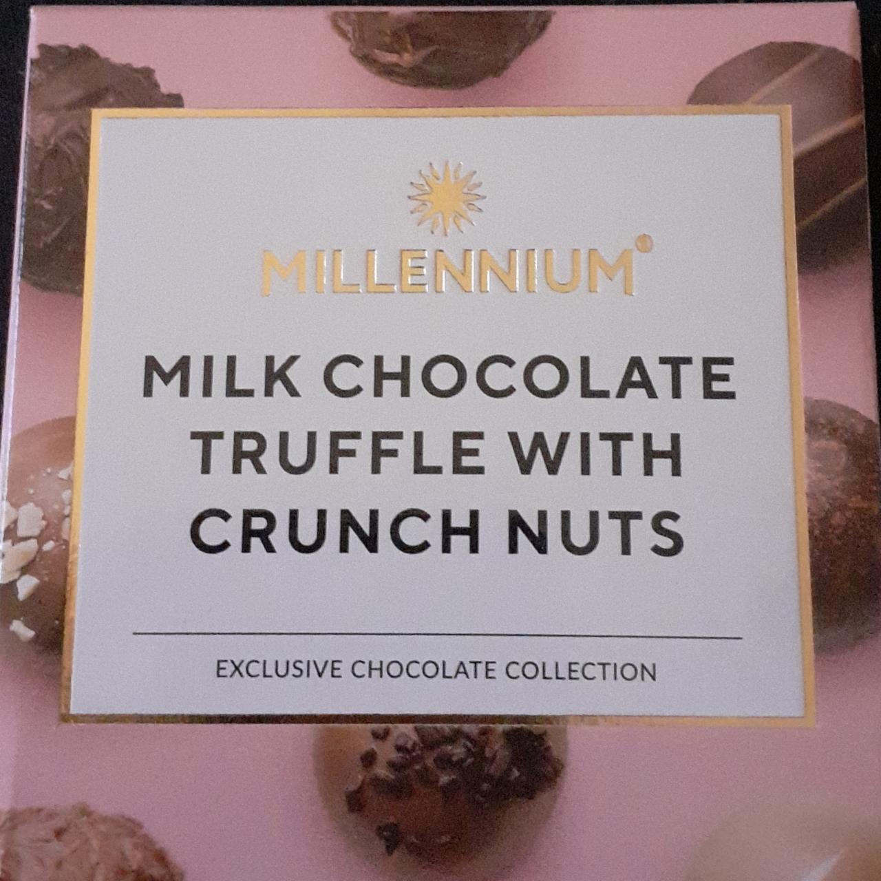 Fotografie - Milk chocolate truffle with crunch nuts Millennium