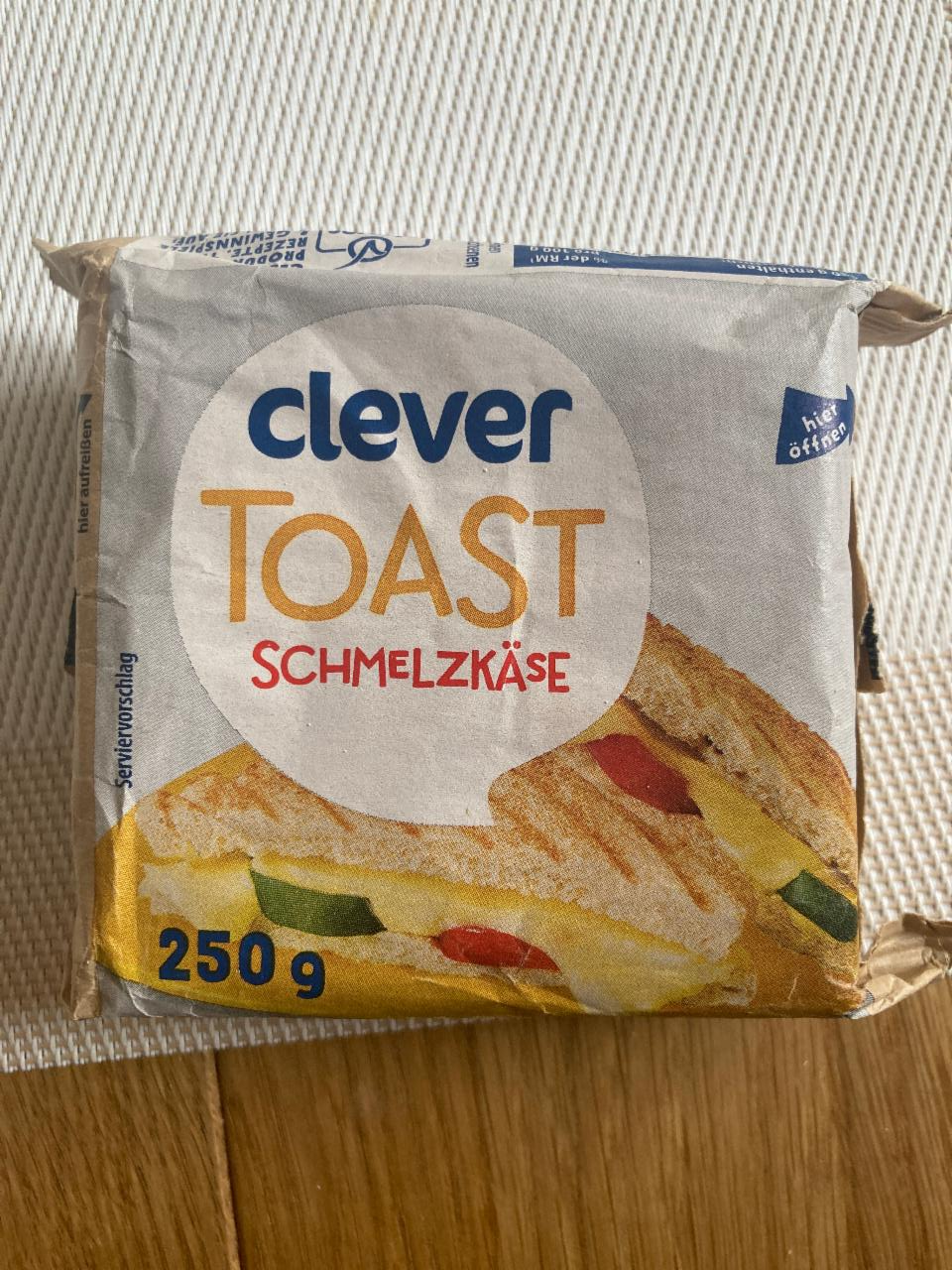 Fotografie - Toast Schmelzkäse Clever