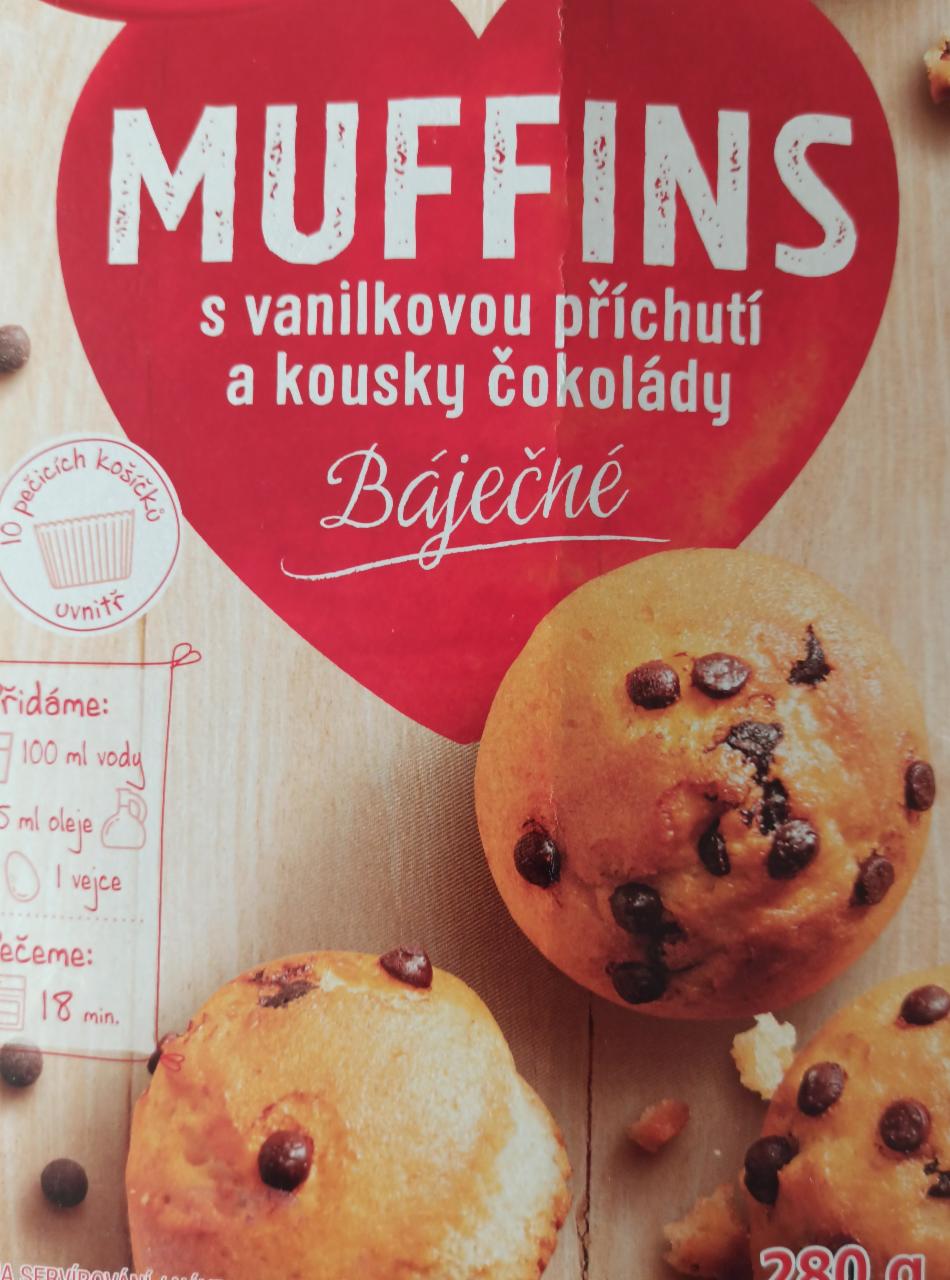 Fotografie - Muffins s vanilkovou příchutí a kousky čokolády Vitana