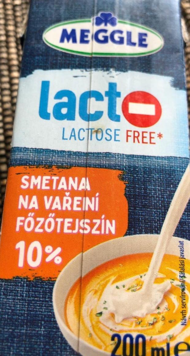Fotografie - Lacto- Lactose free 10% Smetana na vaření Meggle