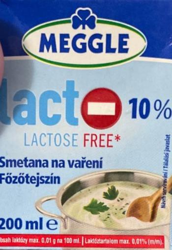 Fotografie - Lacto- Lactose free 10% Smetana na vaření Meggle