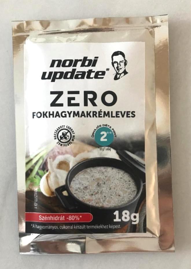 Fotografie - Zero fokhagymakrémleves krémová česneková polévka Norbi Update