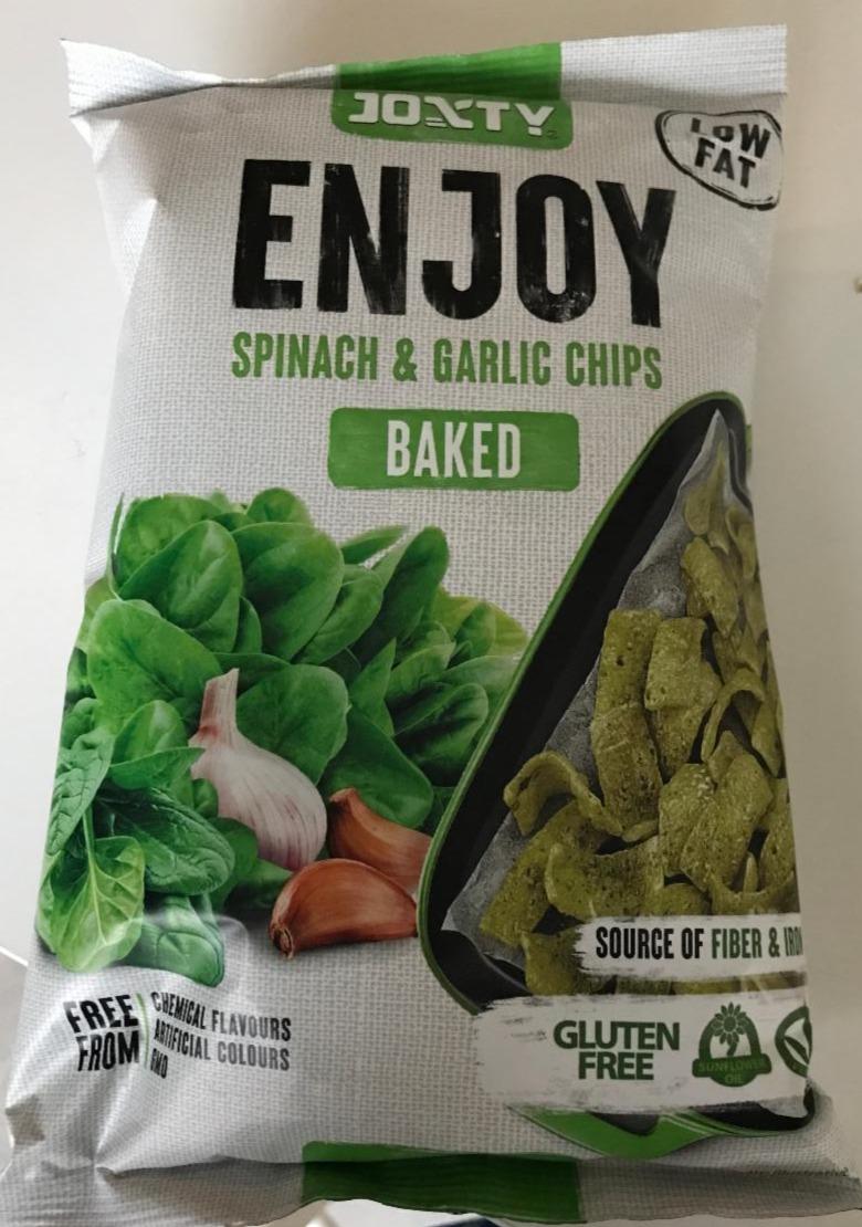 Fotografie - Enjoy Spinach & Garlic Chips Baked Joxty