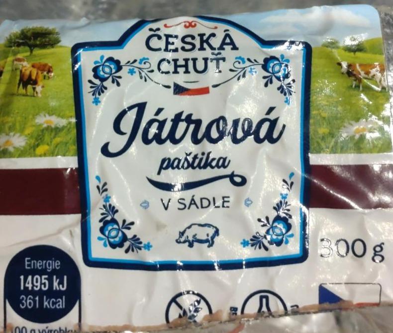 Fotografie - Játrová paštika v sádle Česká chuť