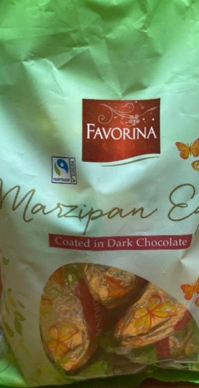 Fotografie - Marzipan eggs in dark chocolate Favorina