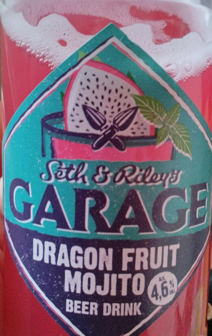 Fotografie - Dragon fruit mojito beer drink Seth & Riley`s Garage