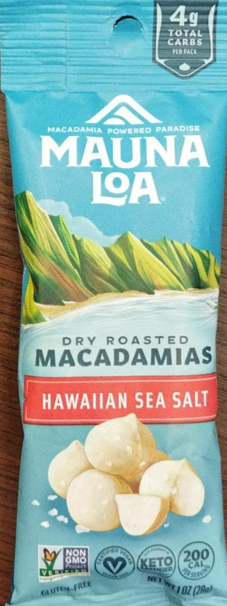 Fotografie - Dry roasted Macadamias Hawaiian sea salt Mauna Loa