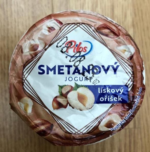 Fotografie - Smetanový jogurt lískový oříšek Pilos
