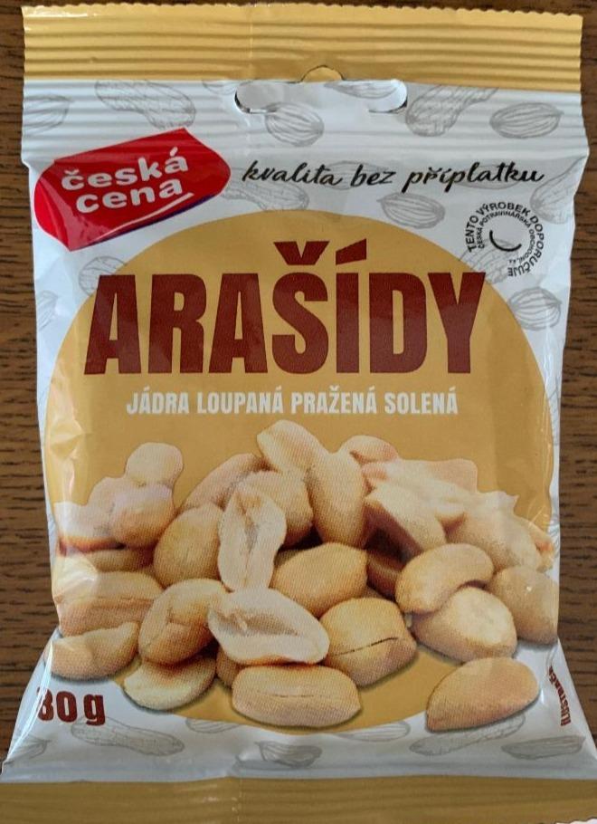 Fotografie - Arašídy jádra loupaná pražená Česká cena