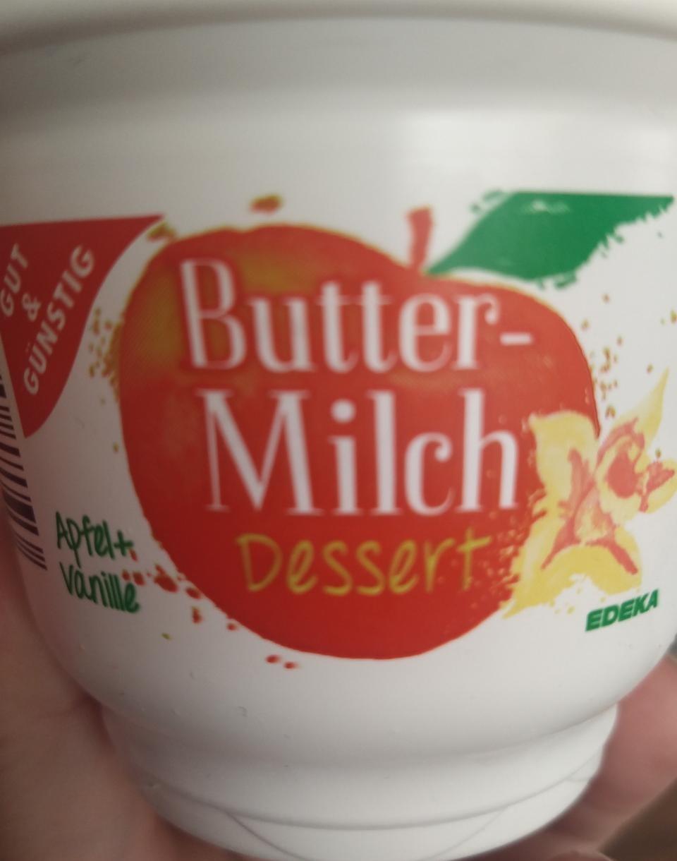 Fotografie - Butter-Milch Dessert Apfel & Vanille Gut & Günstig