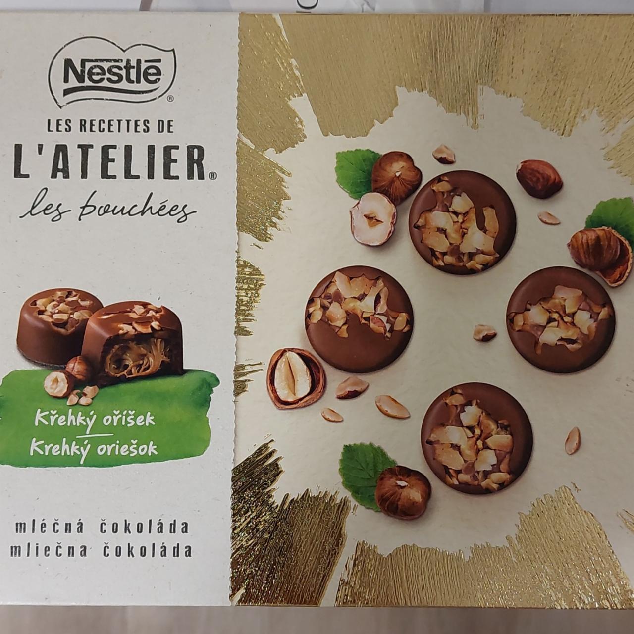 Fotografie - Les Recettes de L'Atelier Křehký oříšek mléčná čokoláda Nestlé