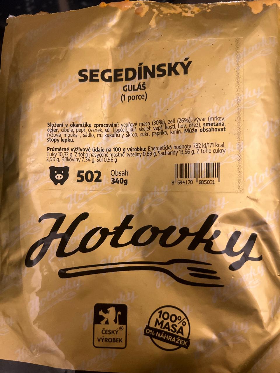 Fotografie - Segedínský guláš Hotovky.cz