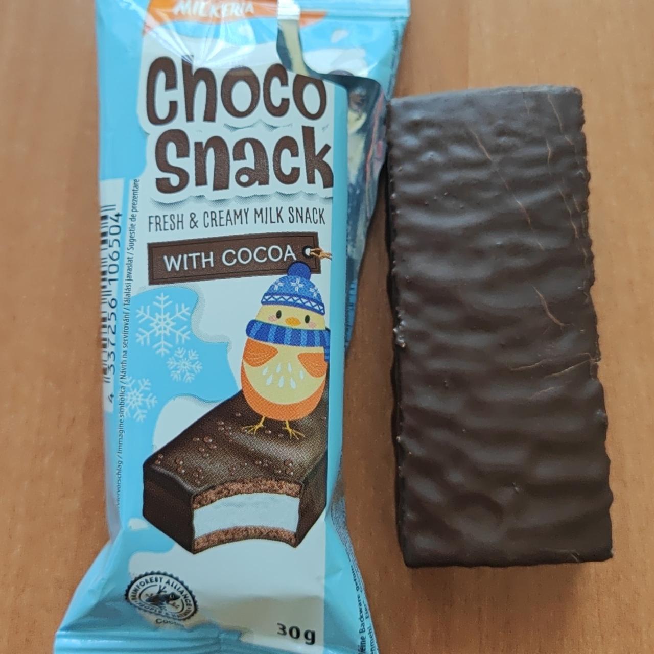 Fotografie - Choco snack with cocoa Milkeria